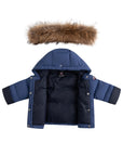 Ellabee Blue Lyane Fur Down Jacket