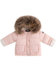 Ellabee Baby Pink Enfant Fur Down Jacket
