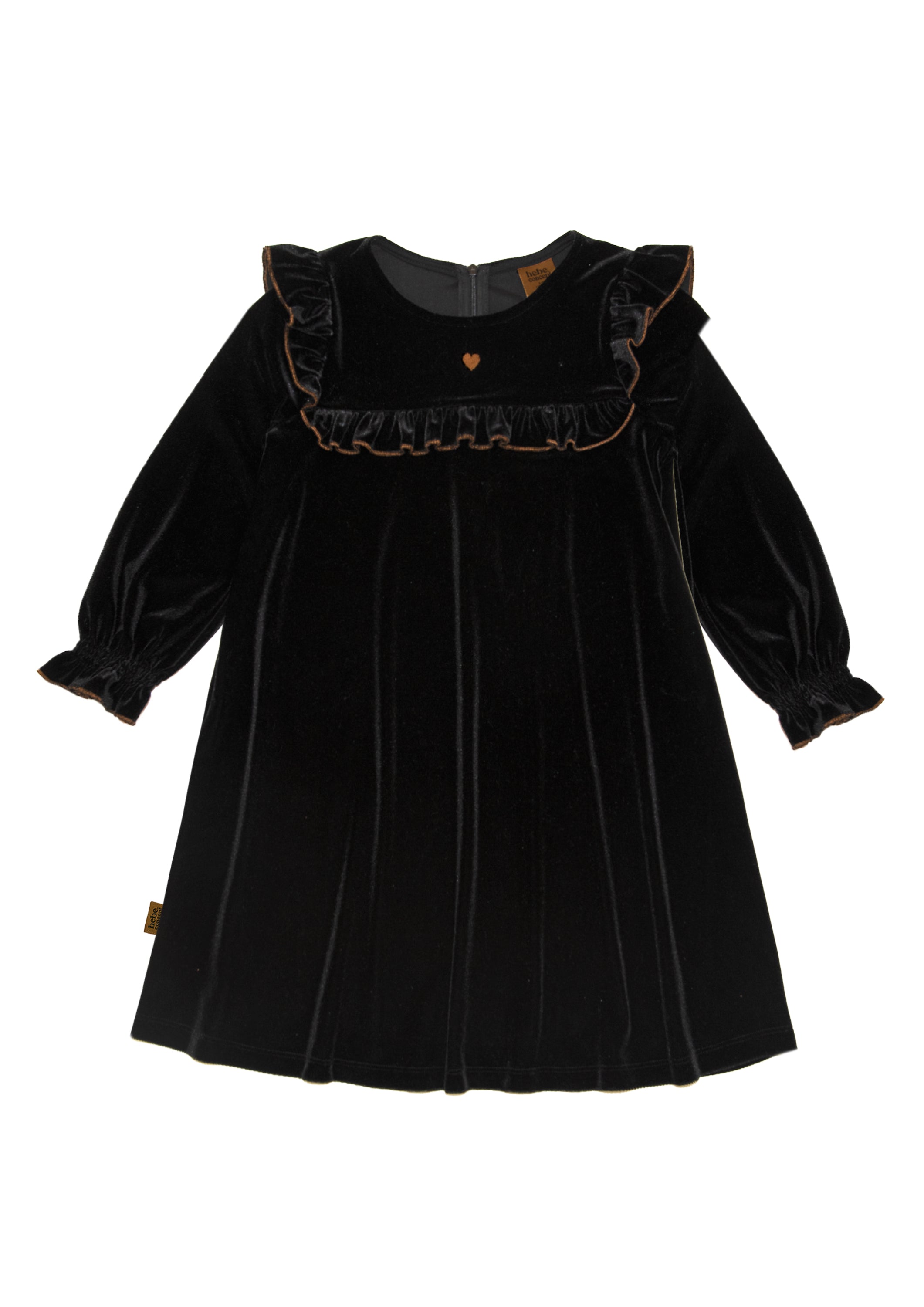 Black velvet baby dress best sale