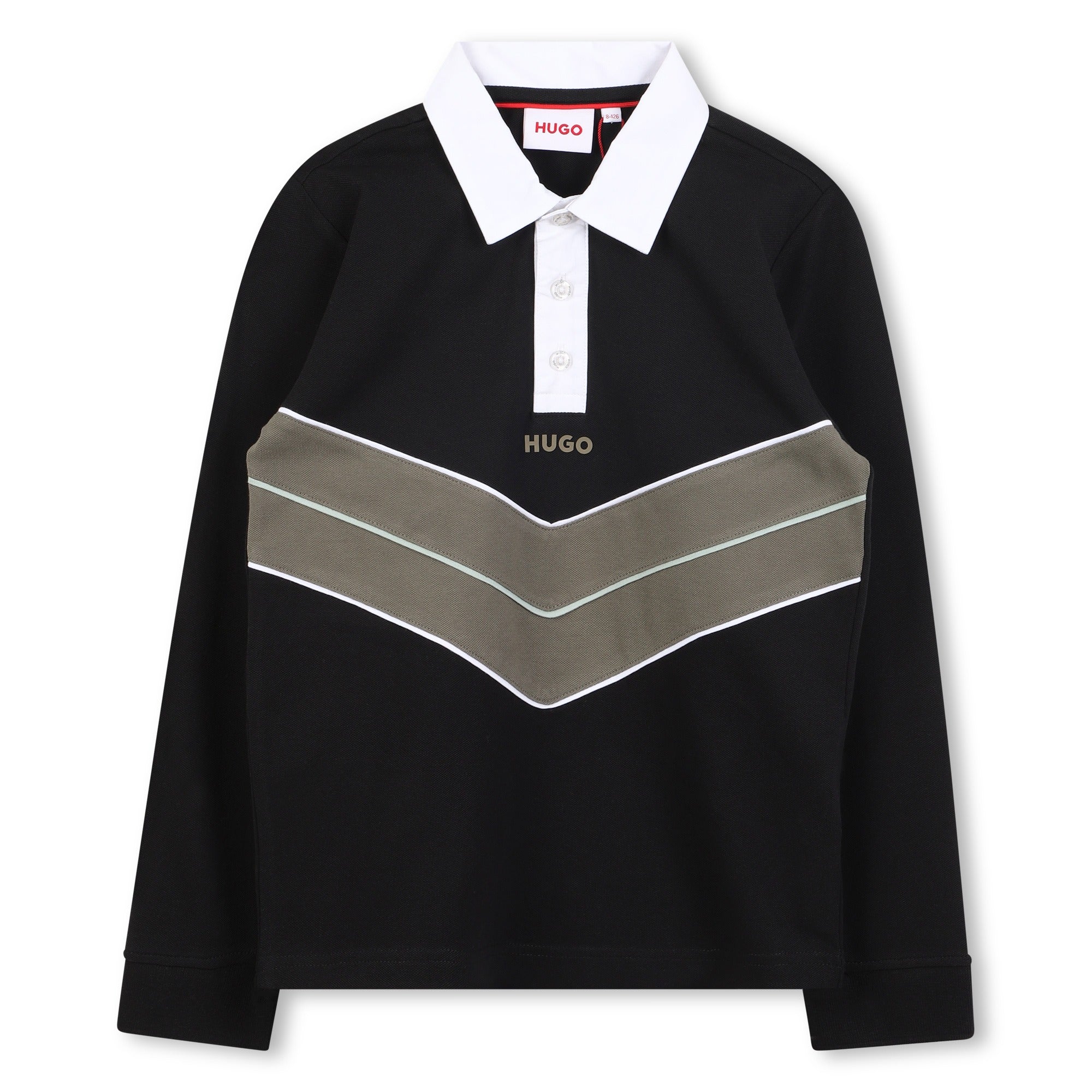 Hugo White Collar Polo