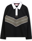 Hugo White Collar Polo