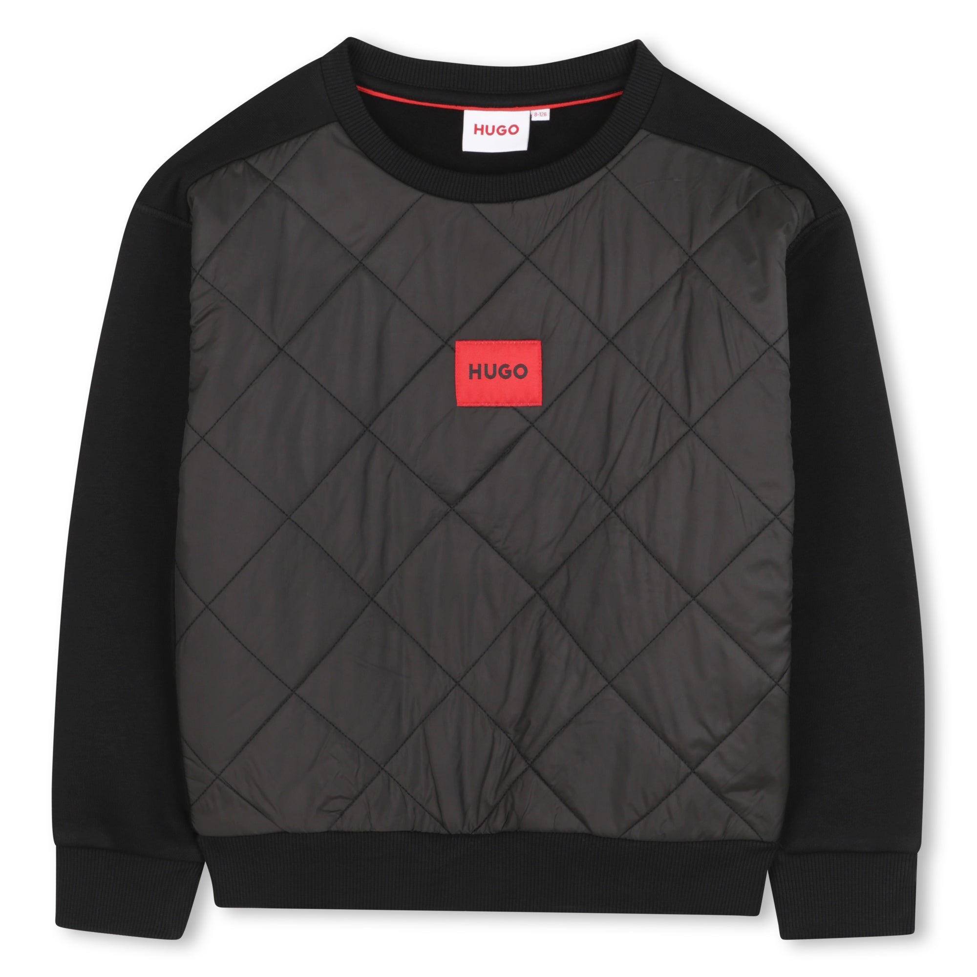 Hugo Black Diamond Center Logo Sweatshirt