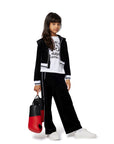 Hugo Black Velour Zip Up Hoodie