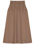 Gem Camel Cable Knit Skirt Set