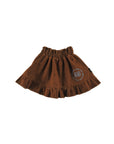Loud Polka Dot Midi Choco Skirt