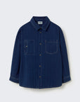 My Little Cozmo Herringbone Twill Shirt