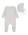 Bee And Dee Goose On Plaid Footie Set