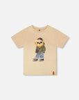 Deux Par Deux Warm Sand Teddy T-Shirt