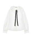 Philosophy Ribbon Tie Button Up Shirt