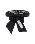 Philosophy Headband With Ribbon Tie