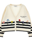 Philosophy Striped Knit Cardigan