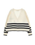 Philosophy Striped Knit Cardigan