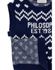 Philosophy Blu Scuro Hearts Sweater Vest
