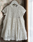 Ermanno Scervino Natural Tulle Embroidery Dress