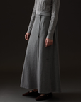 Soir Teen Grey Becky Midi Skirt