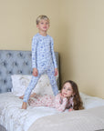 Bopop Navy Toile Pajamas