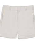 Sweet Threads Off White Woven Kovy Shorts
