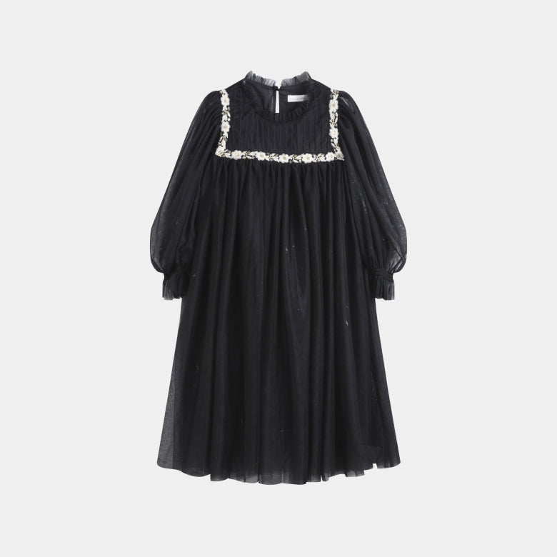 Cera Una Volta Kate Black Tulle Dress