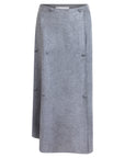 Soir Teen Grey Becky Midi Skirt