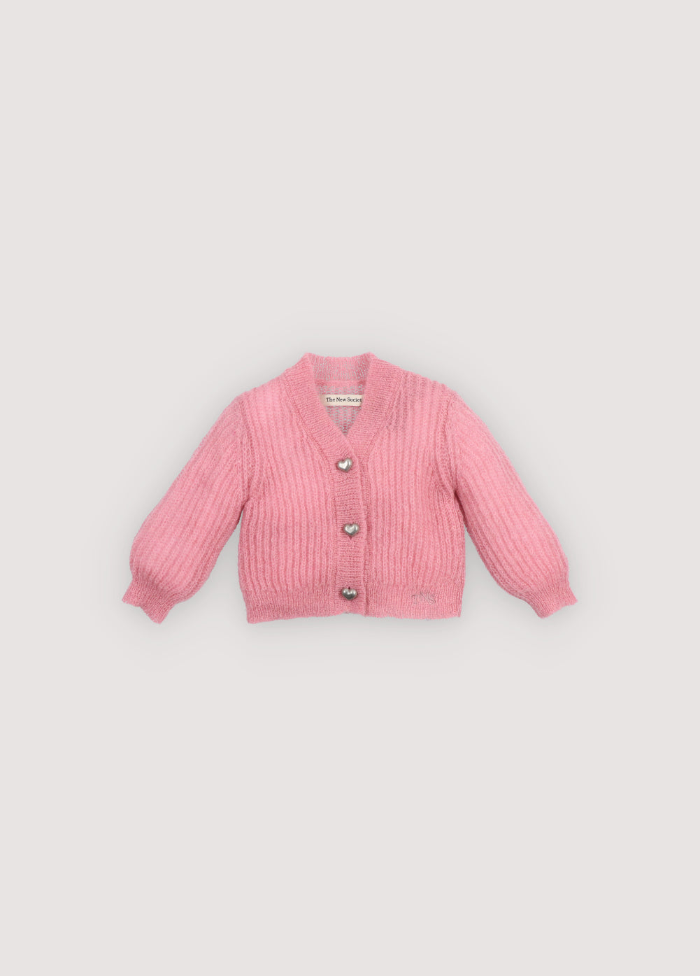 The New Society Pink Knit Cardigan Set