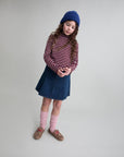 Buho Denim Pleat Skirt