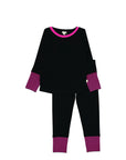 Lil Legs Striped Cuff Lounge Set