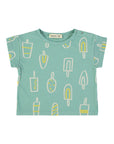 Baby Clic Gelato Green Shorts Set