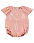 Baby Clic Gelato Pink Romper