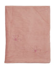 Bee And Dee Rose Lovely Loops Velour Footie Set