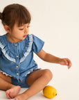 My Little Cozmo Chambray Bloomer Set