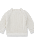 One + In The Family Ecru Sweater With Overall