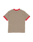 Max And Co Brown Striped T-Shirt