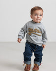 MarMar Copenhagen Dark Bronze Logo Baby Sweatshirt