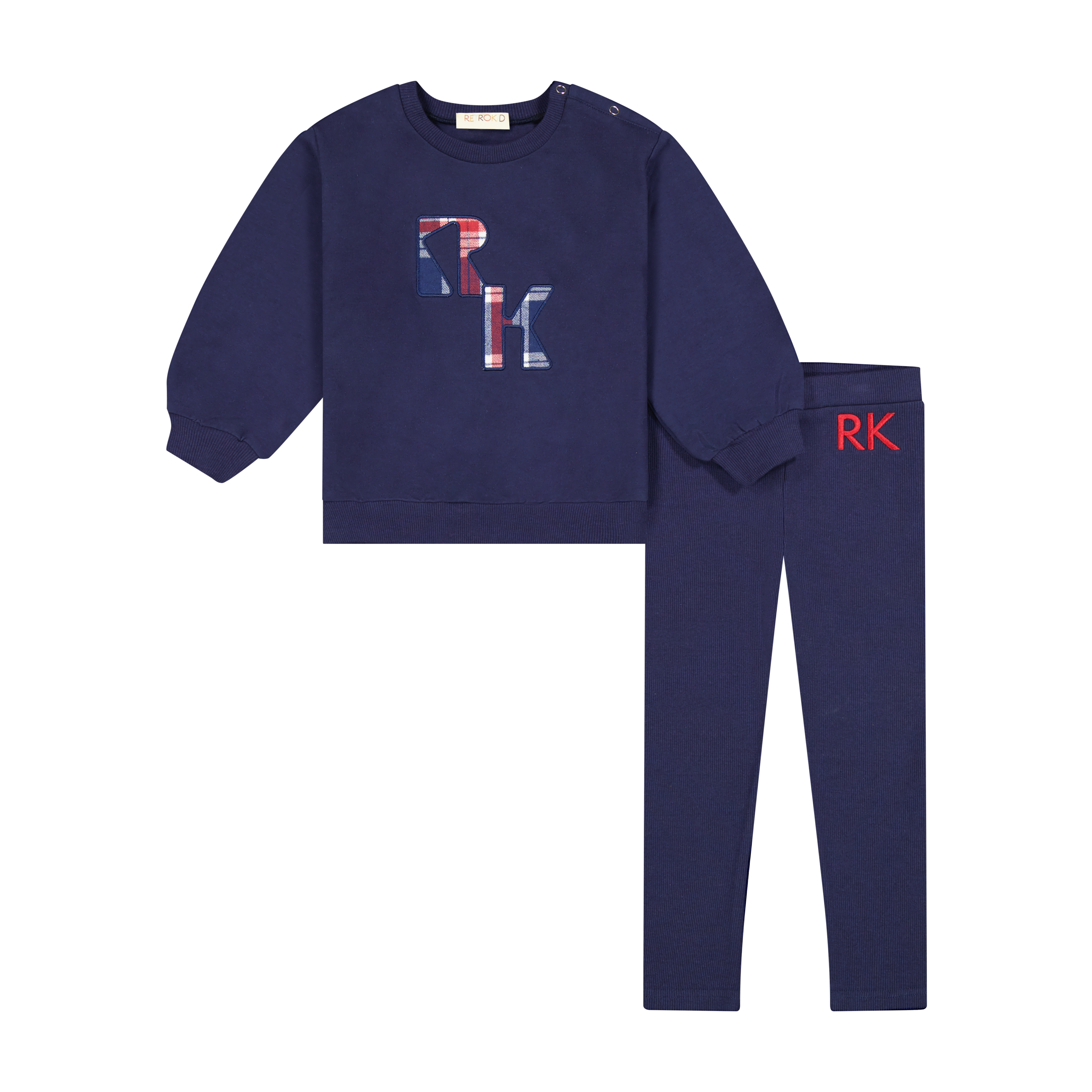 Retrokid Miles Plaid Boy Set