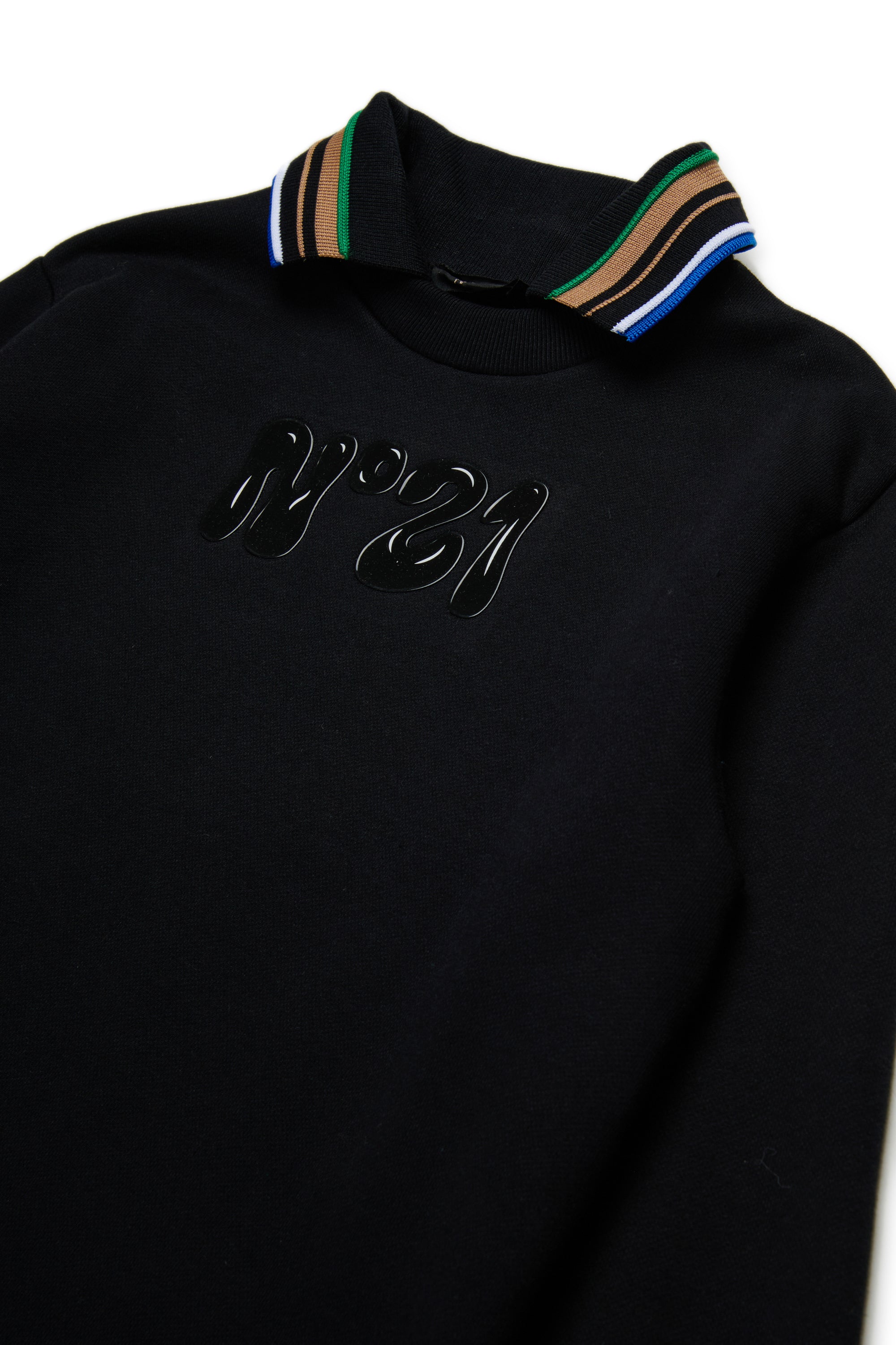 No21 Colored Striped Polo Top