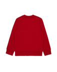 No21 Red Sweatshirt With White Logo