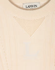 Lanvin Yellow Knit Top