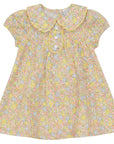 Mini P Floral Dress With Yellow Cardigan