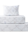 Petite Belle Lattice Luxe Portable Crib Sheet Set