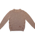 La Nina Boys Brown Logo Sweater