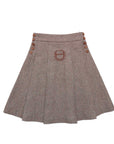 La Nina Logo Wool Skirt Set