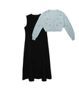 La Nina Beaded Flower Knit Bolero Jumper Set