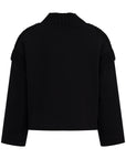 Pucci Ruffled Blue Logo Sweater