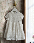 Ermanno Scervino Natural Tulle Embroidery Dress