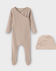 MarMar Copenhagen Soft Beige Footie + Hat