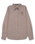 Urban Edge Brown Pinstripe Shirt