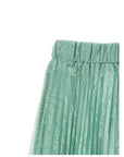 Alberta Ferretti Pleated Lace Skirt