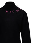John Richmond Black Shava Turtleneck