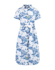 TNTRM Toile Blue Safari Dress