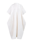 TNTRM Geometric White Shirt Dress